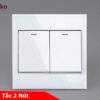 Công Tắc 2 Nút Mặt Kính Cường Lực Tenko TK-V18-02 – Giải Pháp Điều Khiển Điện Hiện Đại, Bền Bỉ