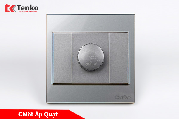 Chiết Áp Quạt Mặt Kính Cường Lực Tenko TK-V18-086 – Giải Pháp Điều Khiển Điện Hiện Đại, Bền Bỉ