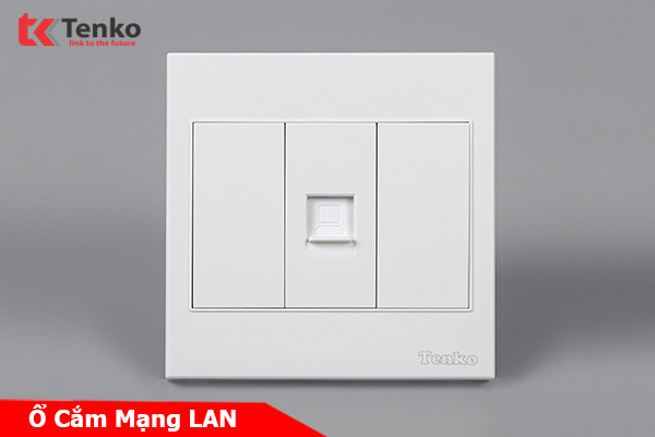 Ổ Cắm Mạng Âm tường Mặt Nhựa ABS Tenko TK-V18-073 – Giải Pháp Điều Khiển Điện Hiện Đại, Bền Bỉ