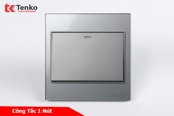 Công Tắc 1 Nút Mặt Kính Cường Lực Tenko TK-V18-01 – Giải Pháp Điều Khiển Điện Hiện Đại, Bền Bỉ