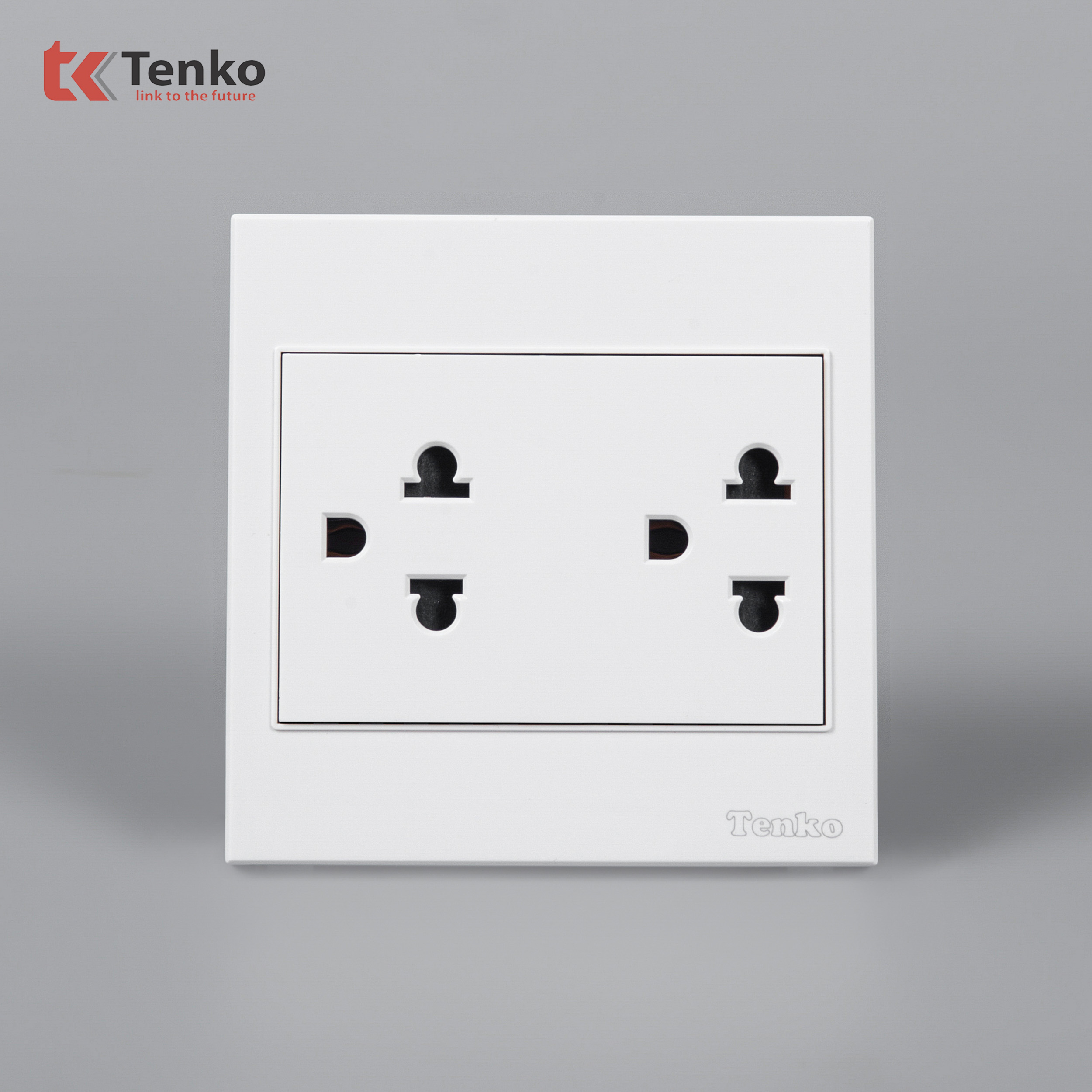 Ổ Điện Đôi 3 Chấu Nhựa ABS Tenko TK-V1-044 – Giải Pháp Điều Khiển Điện Hiện Đại, Bền Bỉ