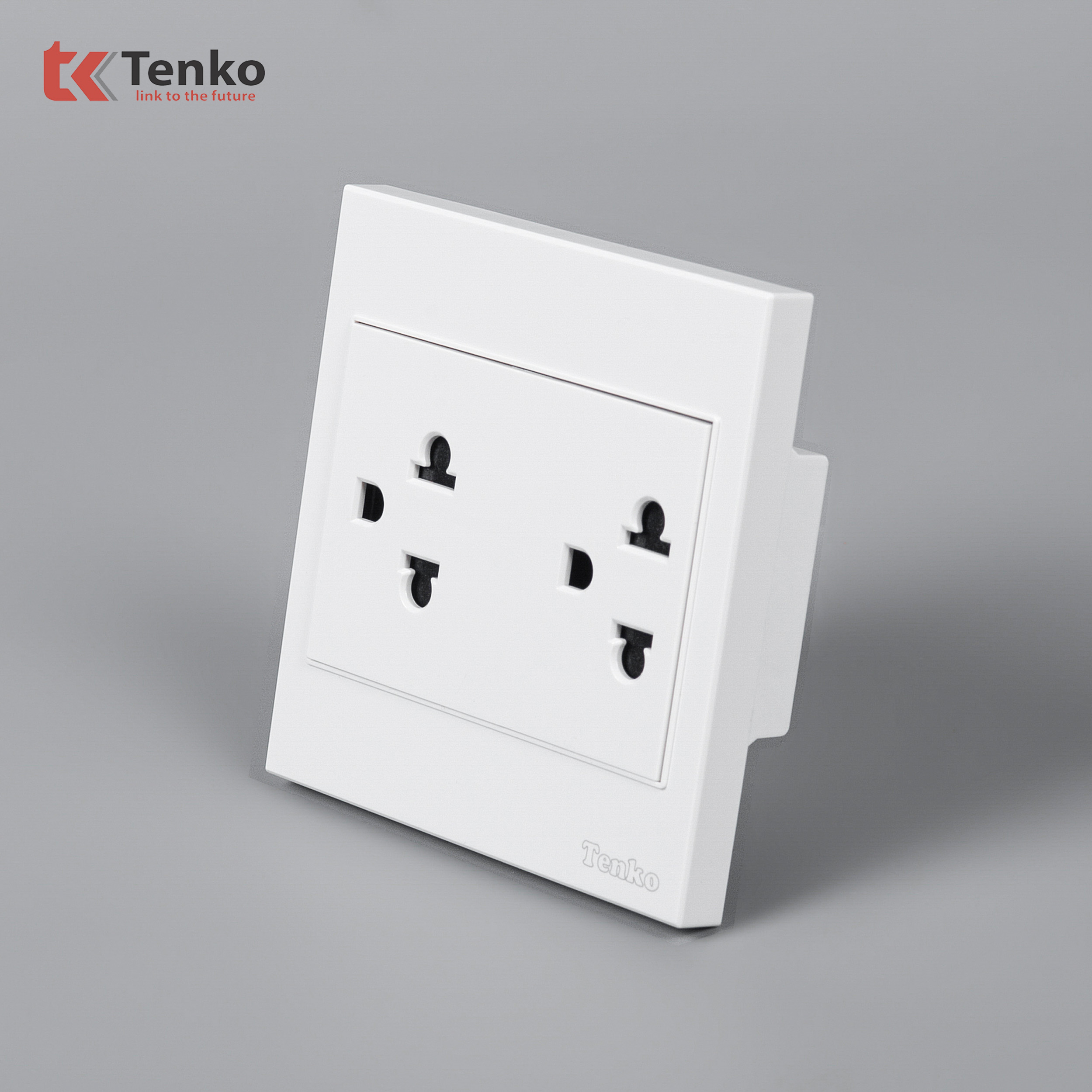 Ổ Điện Đôi 3 Chấu Nhựa ABS Tenko TK-V1-044 – Giải Pháp Điều Khiển Điện Hiện Đại, Bền Bỉ