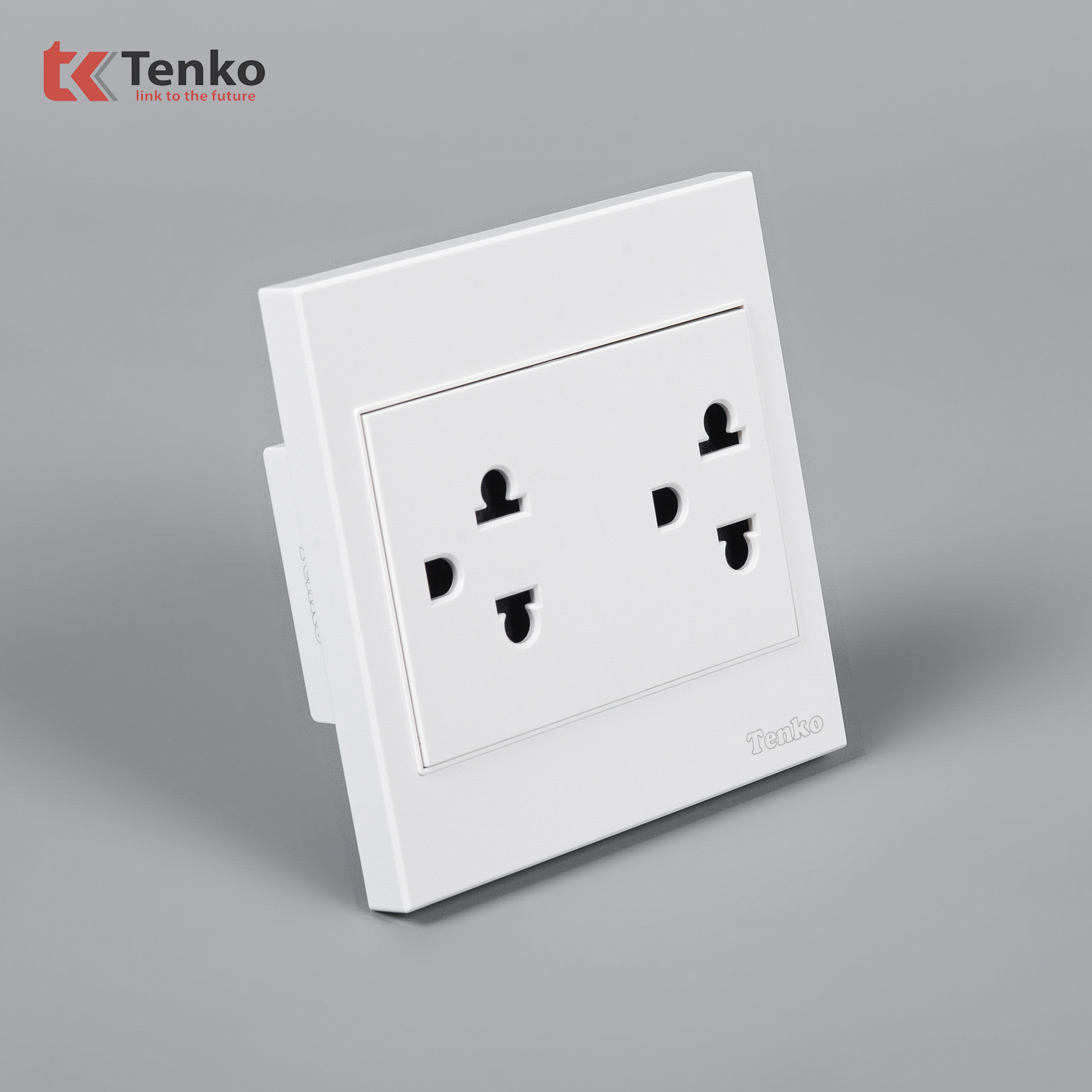 Ổ Điện Đôi 3 Chấu Nhựa ABS Tenko TK-V1-044 – Giải Pháp Điều Khiển Điện Hiện Đại, Bền Bỉ