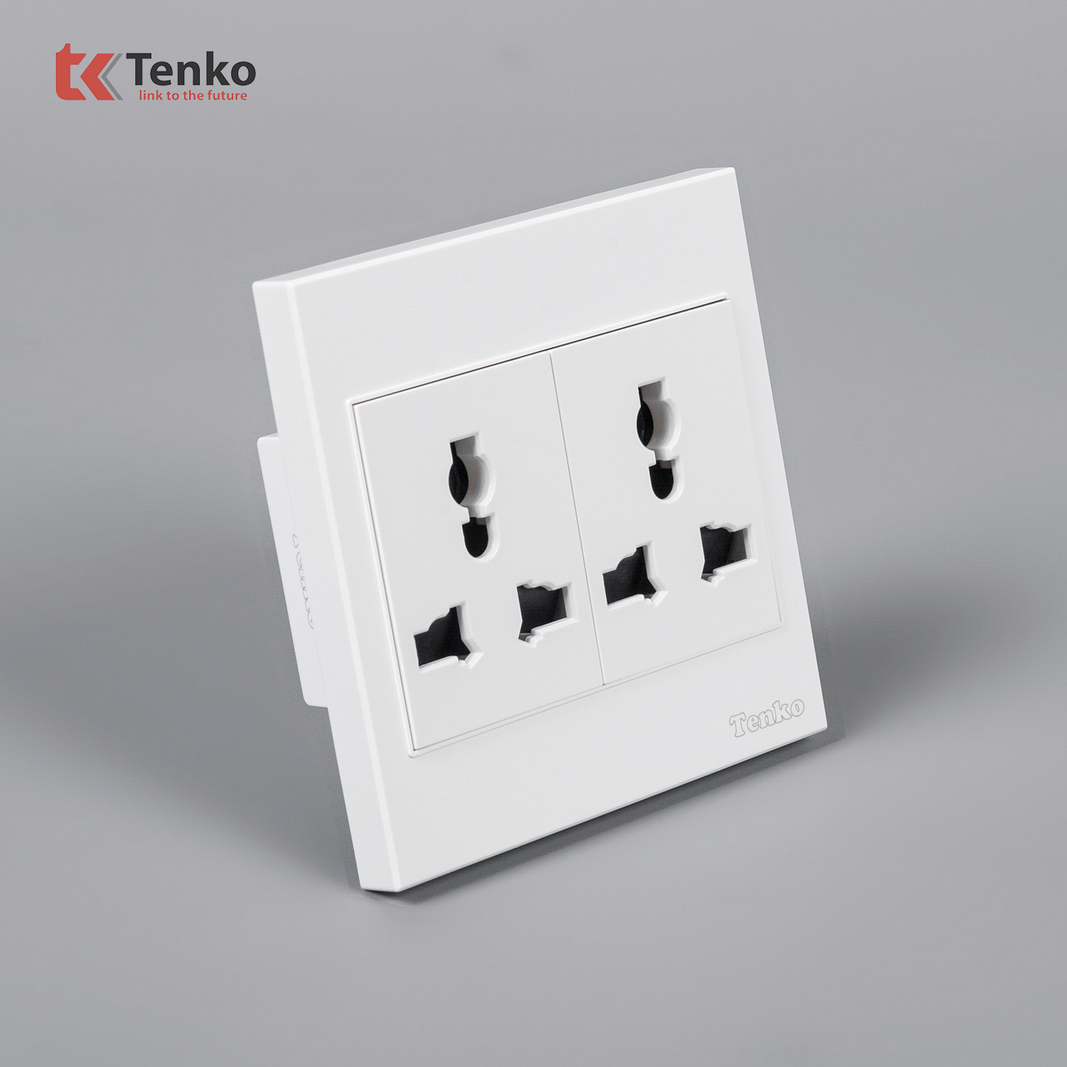 Ổ Cắm Đôi 3 Chấu Đa Năng Nhựa ABS Tenko TK-V1-050 – Giải Pháp Điều Khiển Điện Hiện Đại, Bền Bỉ