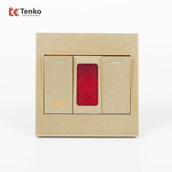 Công Tắc 20A Công Suất Cao Kèm Đèn Báo Mặt Nhựa ABS Tenko TK-V1-081 – Giải Pháp Điều Khiển Điện Hiện Đại, Bền Bỉ