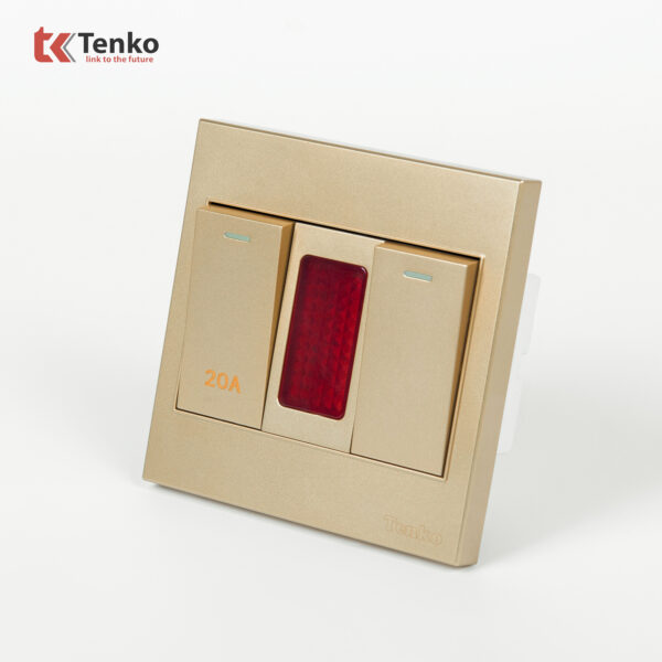 Công Tắc 20A Công Suất Cao Kèm Đèn Báo Mặt Nhựa ABS Tenko TK-V1-081 – Giải Pháp Điều Khiển Điện Hiện Đại, Bền Bỉ