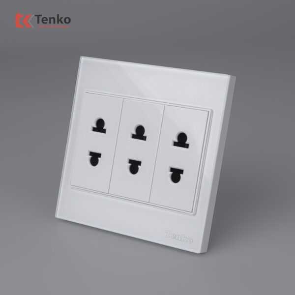 Ổ Cắm Điện Kính Cường Lực Tenko TK-V18-020 – Giải Pháp Điều Khiển Điện Hiện Đại, Bền Bỉ