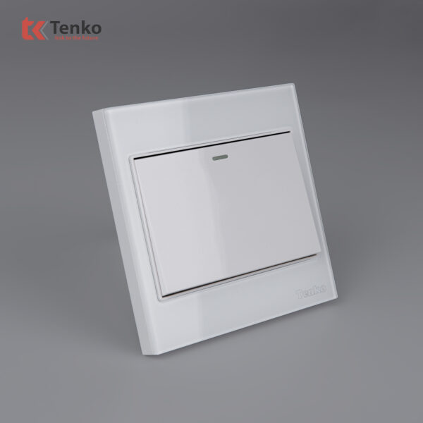 Công Tắc 1 Nút Mặt Kính Cường Lực Tenko TK-V18-01 – Giải Pháp Điều Khiển Điện Hiện Đại, Bền Bỉ