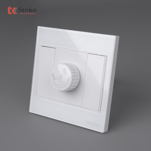 Chiết Áp Quạt Mặt Kính Cường Lực Tenko TK-V18-086 – Giải Pháp Điều Khiển Điện Hiện Đại, Bền Bỉ