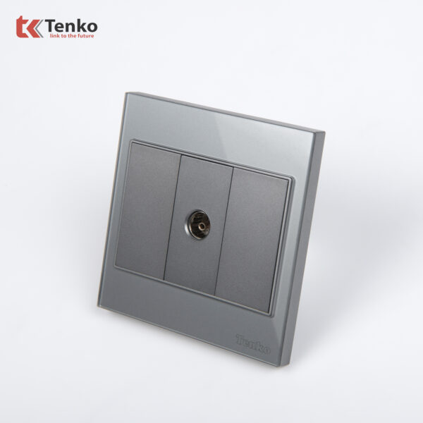 Ổ Cắm TV Kính Cường Lực Tenko TK-V18-071 – Giải Pháp Điều Khiển Điện Hiện Đại, Bền Bỉ