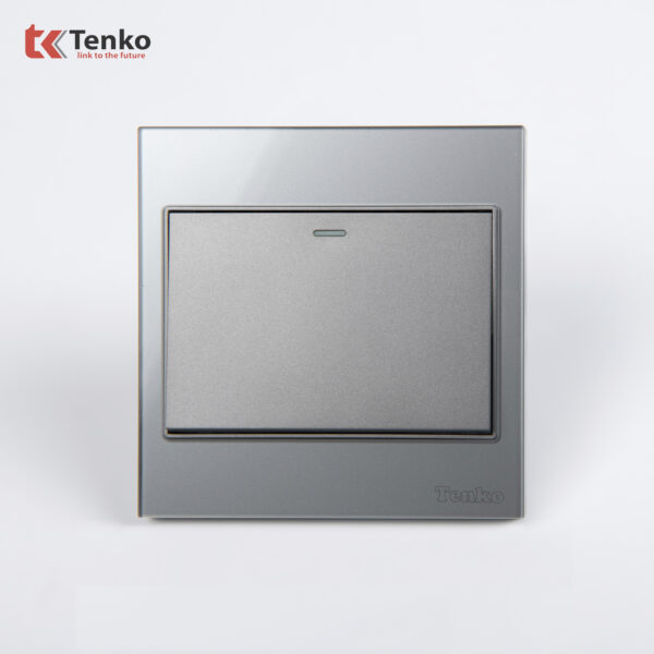 Công Tắc 1 Nút Mặt Kính Cường Lực Tenko TK-V18-01 – Giải Pháp Điều Khiển Điện Hiện Đại, Bền Bỉ