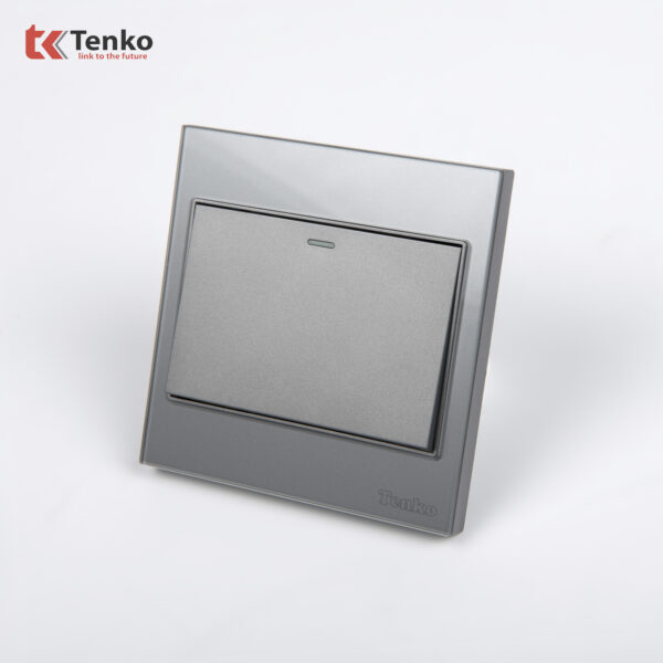 Công Tắc 1 Nút Mặt Kính Cường Lực Tenko TK-V18-01 – Giải Pháp Điều Khiển Điện Hiện Đại, Bền Bỉ