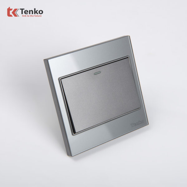 Công Tắc 1 Nút Mặt Kính Cường Lực Tenko TK-V18-01 – Giải Pháp Điều Khiển Điện Hiện Đại, Bền Bỉ