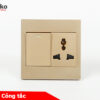 Ổ Cắm, Công Tắc Vuông - Mặt Nhựa ABS– Giải Pháp Điều Khiển Điện Hiện Đại, Bền Bỉ