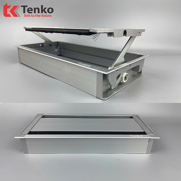 Nắp Hộp Điện Âm Bàn Mở Hai Chiều Tenko TK-N01A – Thiết Kế Sang Trọng, Đóng Mở Linh Hoạt Cho Không Gian Hiện Đại